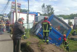 El Ecu 911 coordin&oacute; la atenci&oacute;n de las emergencias que vinculan a buses en la ciudad. 