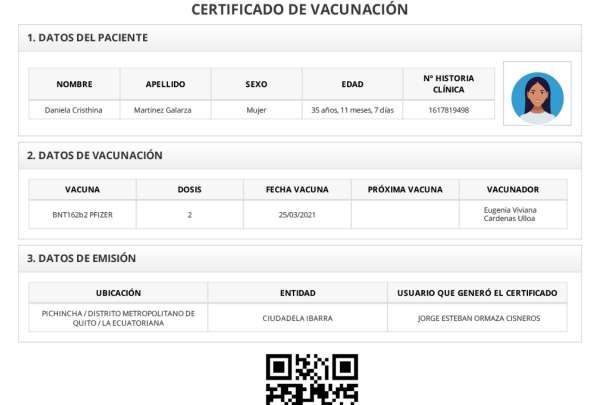 Pasos para obtener el certificado de vacunaci&oacute;n contra el covid-19