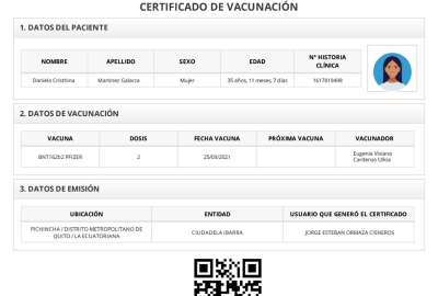 Pasos para obtener el certificado de vacunaci&oacute;n contra el covid-19