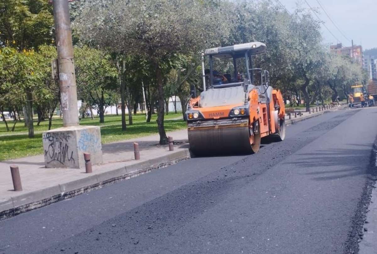 Trabajos en la avenida Eloy Alfaro continúan