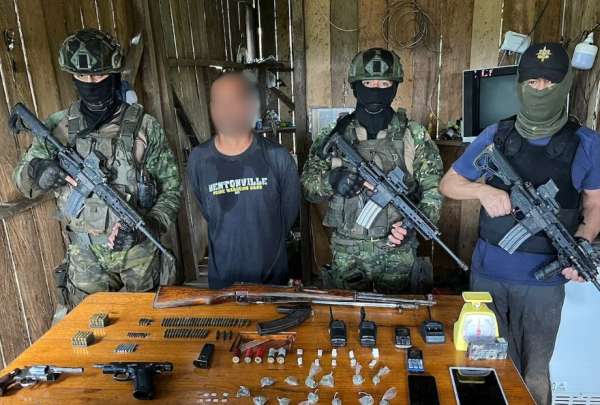 Alias "Maruco" fue detenido en una vivienda de ca&ntilde;a en el cant&oacute;n Eloy Alfaro.
