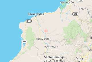 Se registr&oacute; temblor en la provincia de Esmeraldas