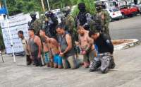 Los sospechosos fueron detenidos en Manabí.