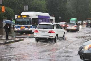 Fuertes lluvias e inundaciones afectan a Nueva York