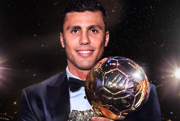Rodri gan&oacute; el Bal&oacute;n de Oro