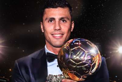 Rodri gan&oacute; el Bal&oacute;n de Oro