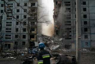 Rusia ataca con drones suicidas a Kiev