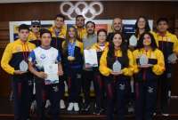 La delegación ecuatoriana destacó en los campeonatos mundiales de apnea indoor y natación con aletas.