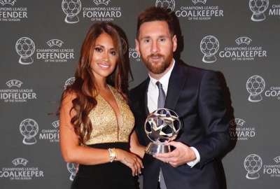 Antonela Roccuzzo y su reacci&oacute;n al juego de Messi con sus hijos