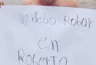 Milagro: Ciudadanos capturan a presunto delincuente y lo golpean