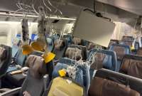 El avión de la aerolínea Singapore Airlines viajaba con 211 personas y 18 miembros de la tripulación. Sufrió turbulencias y tuvo que aterrizar.