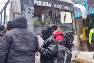 &iexcl;Deportados! 26 migrantes africanos se hospedaban en Tulc&aacute;n