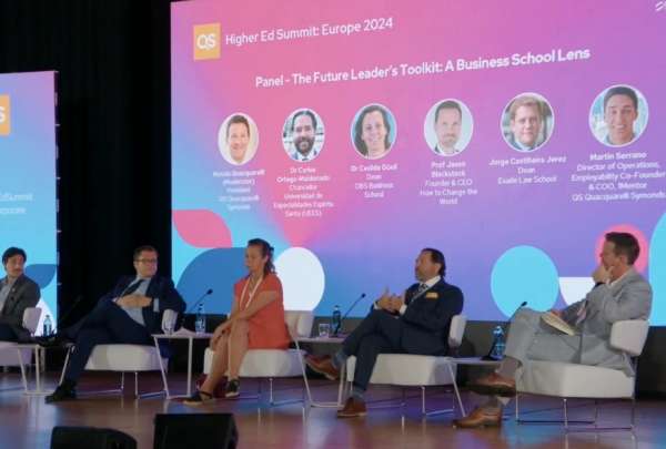 Carlos Ortega, canciller de la UEES, represent&oacute; al centro acad&eacute;mico en la QS Higher Ed Summit: Europe 2024 de Barcelona.