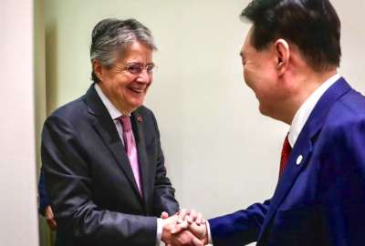En Nueva York, Estados Unidos, el presidente Guillermo Lasso se reuni&oacute; con su par de Corea para hablar sobre el acuerdo comercial con Ecuador.