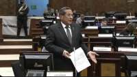 El asamble&iacute;sta Luis Almeida durante su intervenci&oacute;n en el juicio pol&iacute;tico
