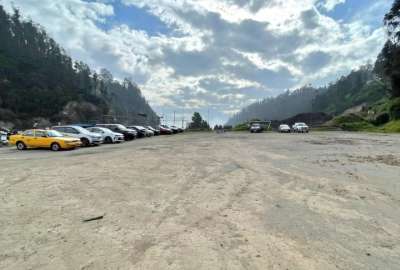 El parqueadero provisional se encuentra a unos 200 metros de distancia del estacionamiento principal en Z&aacute;mbiza. 