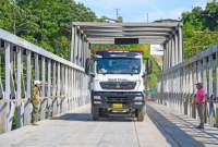 MTOP realiz&oacute; pruebas el 24 de diciembre del 2023 en el puente met&aacute;lico. 