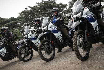 400 motocicletas se entregaron a la Polic&iacute;a Nacional para incrementar los patrullajes en Guayaquil, Dur&aacute;n y Samborond&oacute;n. 