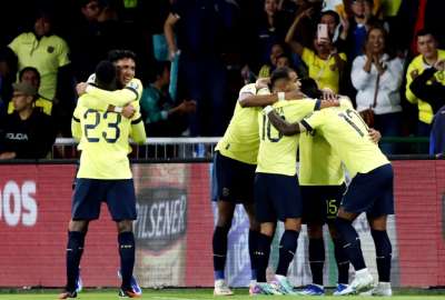 &Aacute;ngel Mena anot&oacute; el primer gol para Ecuador