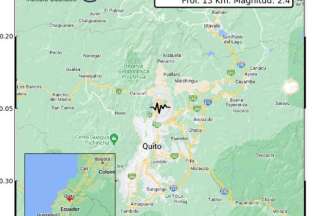 Sismo en Quito: movimiento de 2.4 sacudi&oacute; a la capital