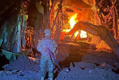 Campamentos y excavadoras fueron destruidas en un operativo contra la miner&iacute;a ilegal