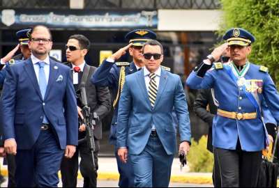 Presidente Noboa resalt&oacute; duros golpes al crimen organizado: 91 capturas y 100 toneladas de droga incautadas en 2025