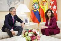 El presidente Lasso abord&oacute; temas relacionados con la cooperaci&oacute;n y el abastecimiento de agua, en Madrid