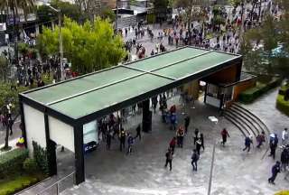 PUCE registra da&ntilde;os en sus instalaciones por ingreso de manifestantes a su campus