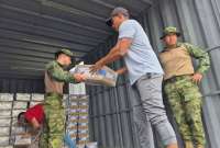 El CNE envió los paquetes electorales a las provincias amazónicas para la jornada electoral del 13 de abril. 