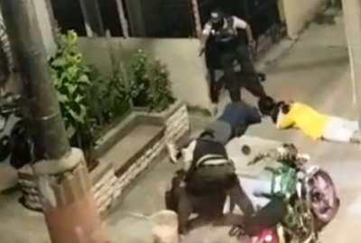 Delincuentes que circulaban en moto fueron detenidos por la Polic&iacute;a