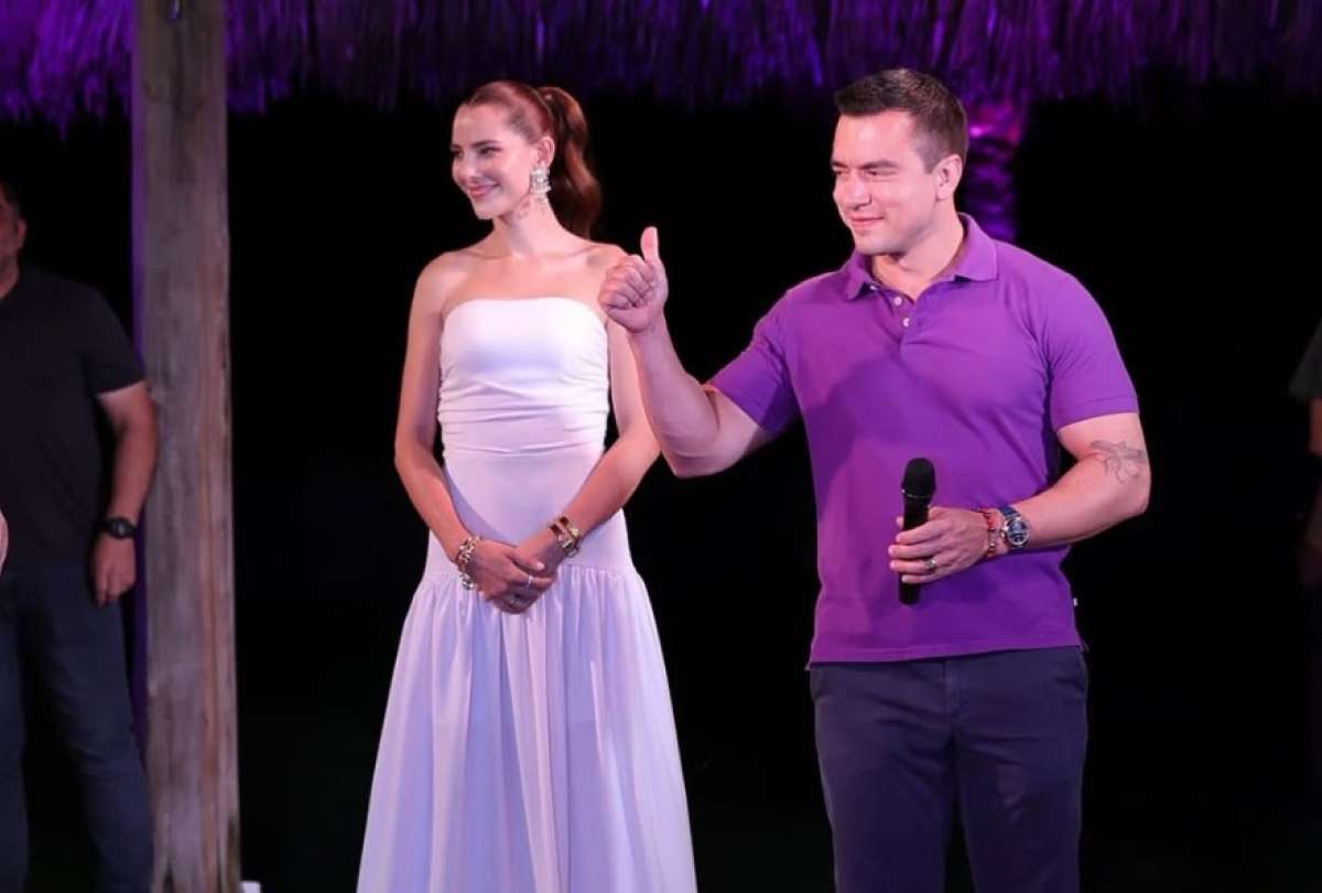 Lavinia Valbonesi celebra el respaldo del país a Daniel Noboa