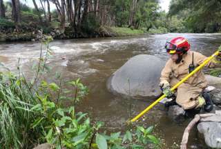 Cuenca: Buscan a un hombre que cay&oacute; al r&iacute;o Tomebamba