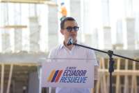 El presidente Daniel Noboa se pronunció sobre los datos de homicidios, muertes violentas, tráfico de menores y desapariciones.