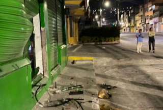 En Cumbay&aacute; detonaron un explosivo para robar cajero de una farmacia