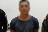 En Manabí, la Policía Nacional capturó a Jefferson R. El hombre era buscado por el delito de asesinato. 