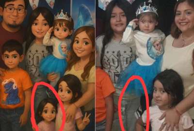 Una familia se asombr&oacute; por el resultado del cambio de su foto a estilo Ghibli.