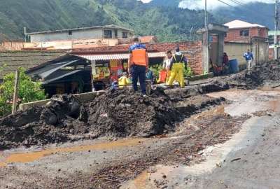Las fuertes lluvias provocaron un aluvi&oacute;n en Ba&ntilde;os