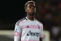 Pogba fue suspendido tras dar positivo en una prueba antidoping tras el partido contra el Udinese, encuentro en el que no disputó ni un solo minuto.
