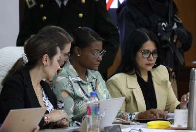 La audiencoa se insral&oacute; en la Corte Nacional, en Quito.
