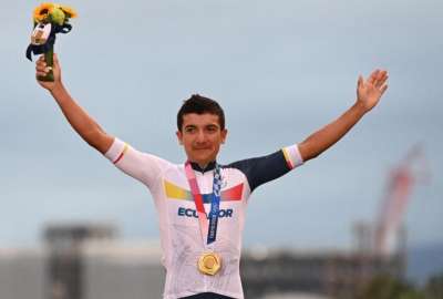 Richard Carapaz celebra el oro ol&iacute;mpico en Tokyo 2020, Juegos disputados en el 2021