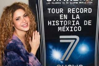 Shakira rompe r&eacute;cord en M&eacute;xico con siete conciertos agotados