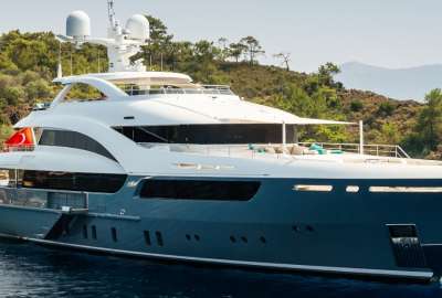  El yate Dolce Vento, reci&eacute;n estrenado en Turqu&iacute;a, se hundi&oacute; frente en cuesti&oacute;n de minutos.